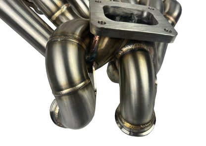 JackSpania Racing 2JZGTE 2JZ T4 turbo manifold with 44mm dual wastegates for Toyota Supra MK4 93-98 exhaust parts