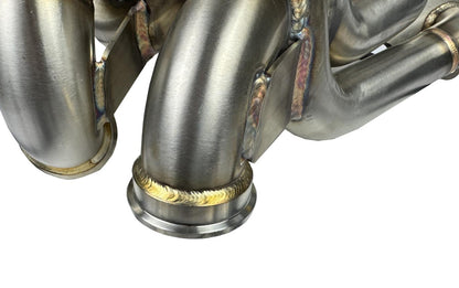 JackSpania Racing 2JZGTE 2JZ T4 turbo manifold with 44mm dual wastegate for Toyota Supra MK4 93-98 exhaust parts