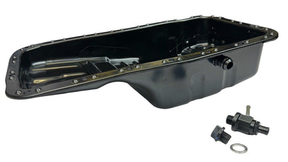 JackSpania Racing B Series oil pan with 10AN fittings for Honda Acura B16 B18AB B20 engines, fits Civic EG EK DC2 Si.
