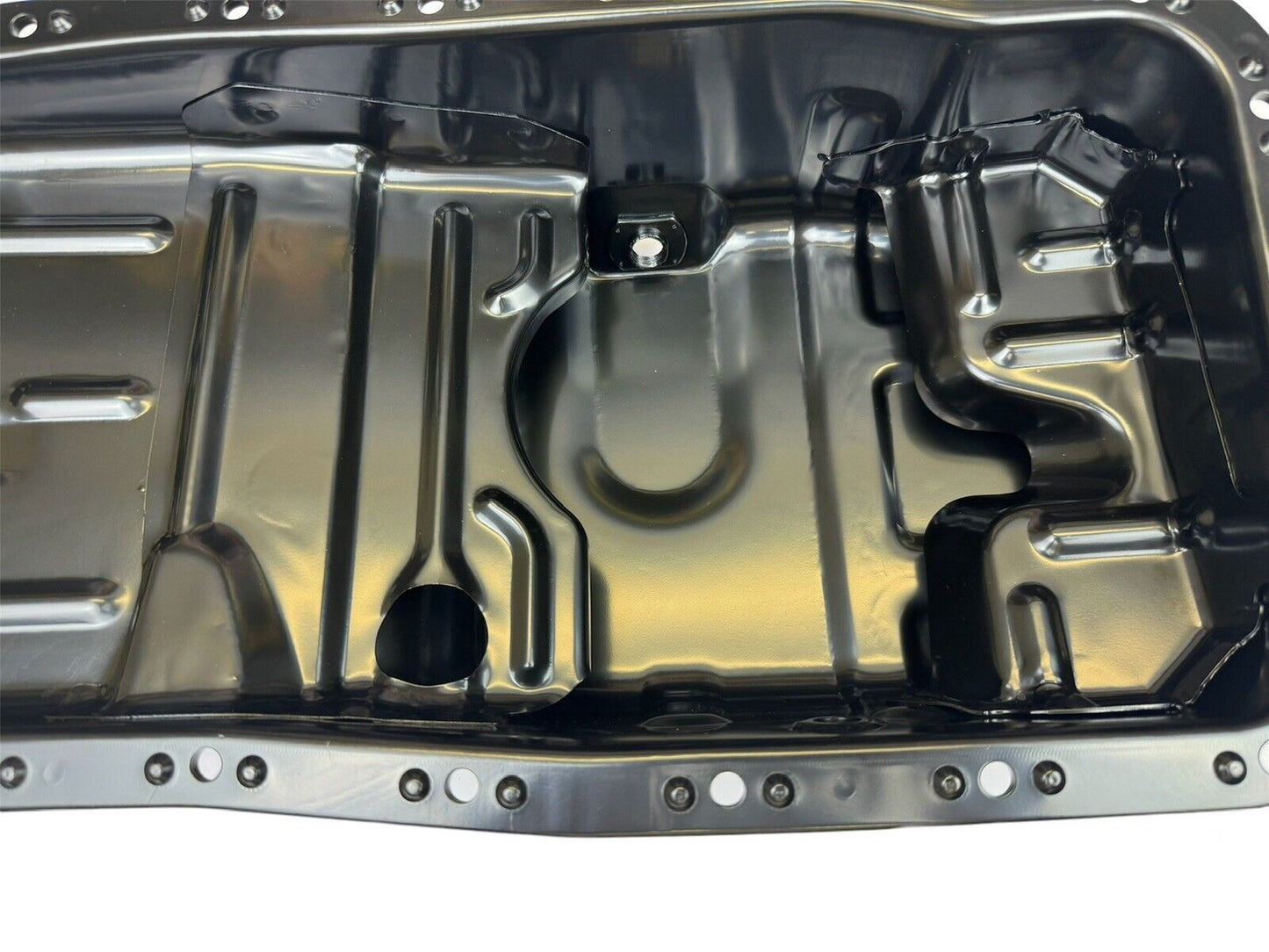JackSpania Racing B Series oil pan with 10AN fitting for Honda Acura B16 B18AB B20 engines, compatible with Civic EG EK DC2 Si.