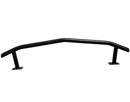 JackSpania Racing Integra DC2 front crash bumper replacement beam bar, USDM DC tubular suspension part, shown on vehicle.
