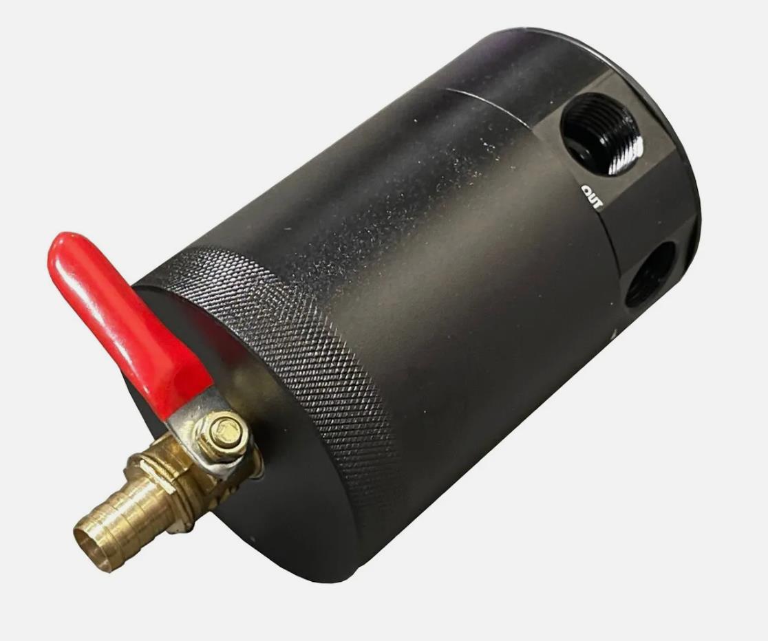 JackSpania Racing baffled oil breather catch can for Infiniti Q50 Q60 3.0T VR30DDTT engine, vehicle PCV system component