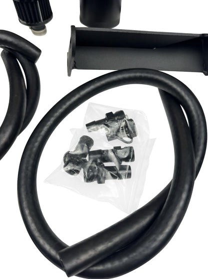 JackSpania Racing baffled oil breather catch can for Infiniti Q50 Q60 3.0T engine, VR30DDTT PCV system, automotive engine part.