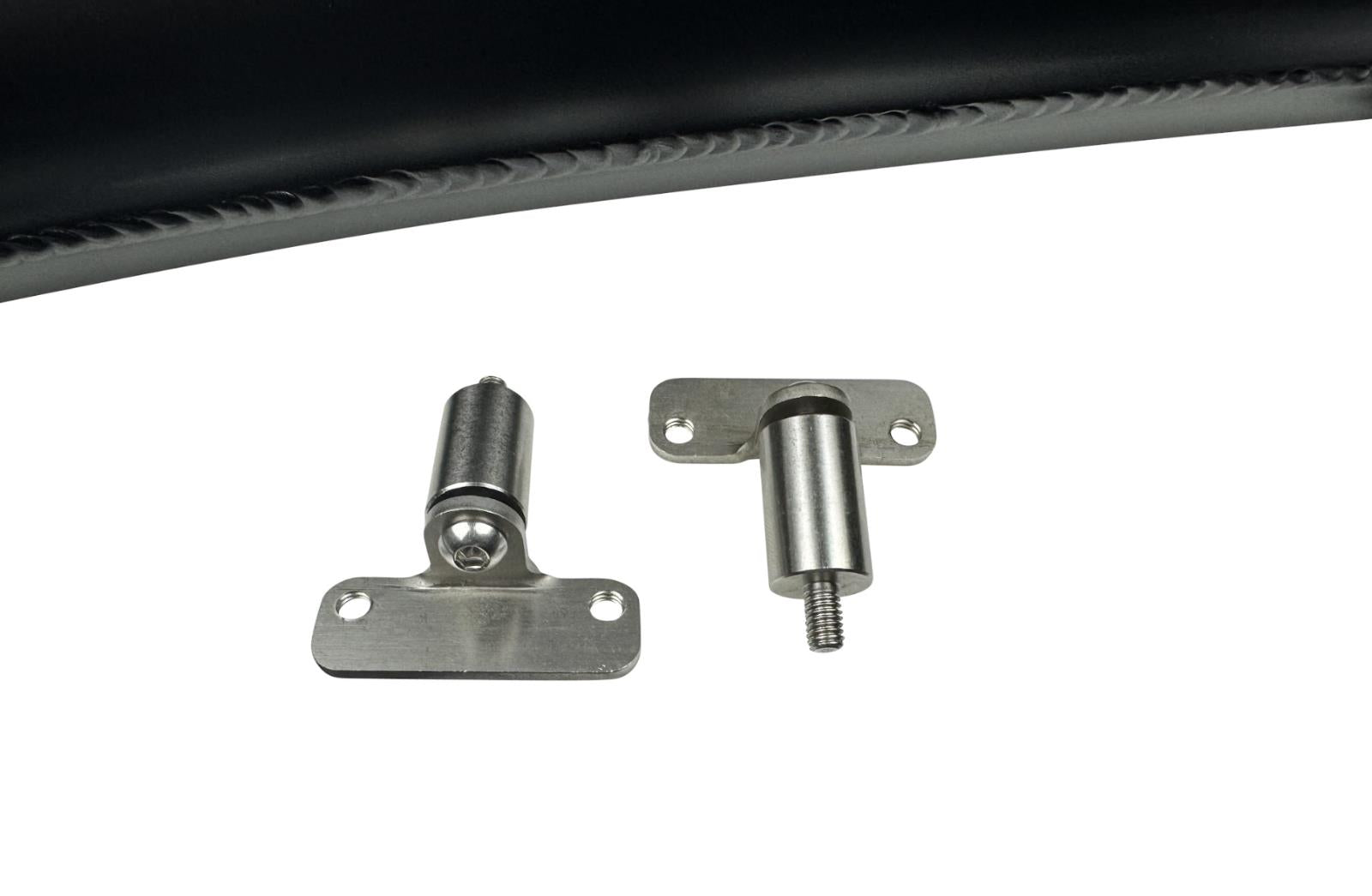 Front facing intake manifold fuel rail for BMW N54 3.0L engine, brand JackSpania Racing, shows metal fuel rail and engine components.