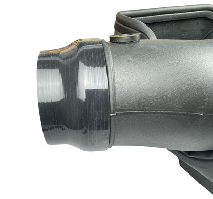 JackSpania Racing cold air intake kit for Dodge Hellcat Charger and Challenger 6.2L SRT engine, showing the filter and intake components.