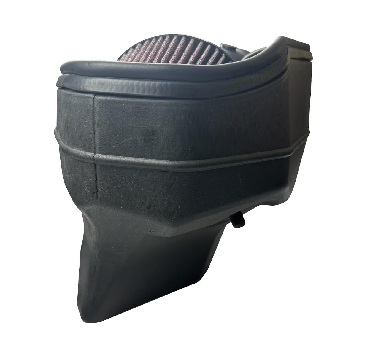 JackSpania Racing cold air intake kit for Dodge Hellcat Charger and Challenger 6.2L SRT engines, featuring filters and engine parts.