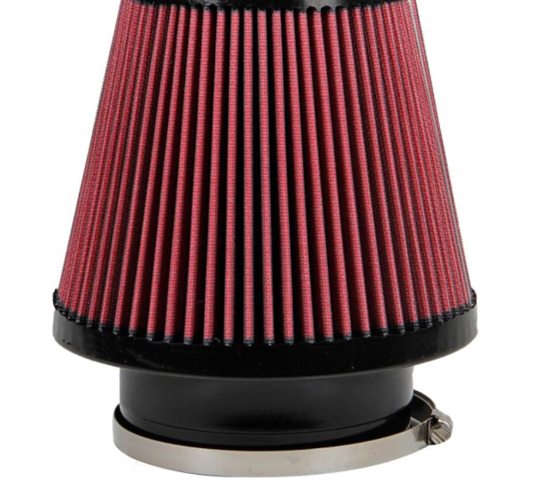 JackSpania Racing high flow replacement air intake filter for 5x7 inch engine air intake systems, compatible with JLT and S&B filters.