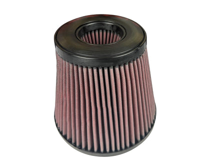 JackSpania Racing high flow replacement air intake filter for 5x7 inch engine air intake systems, compatible with JLT and S&B filters.