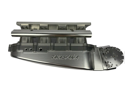 JackSpania Racing billet 90mm ultra side feed intake manifold kit for K-Series, B-Series, H-Series, EG, EK, DC2, RSX with 4 or 8 injectors