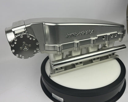 JackSpania Racing billet 90mm ultra side feed intake manifold kit for K-Series, B-Series, H-Series, EG, EK, DC2, RSX with 4 or 8 injectors