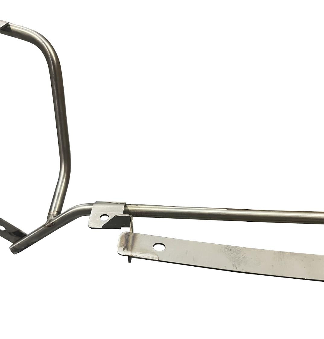 Stainless steel tubular upper radiator support for Honda Civic EG 92-95 Si, exterior car part by JackSpania Racing.