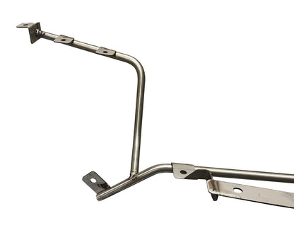 Stainless steel tubular upper radiator support for Honda Civic EG 92-95 Si, exterior car part by JackSpania Racing.
