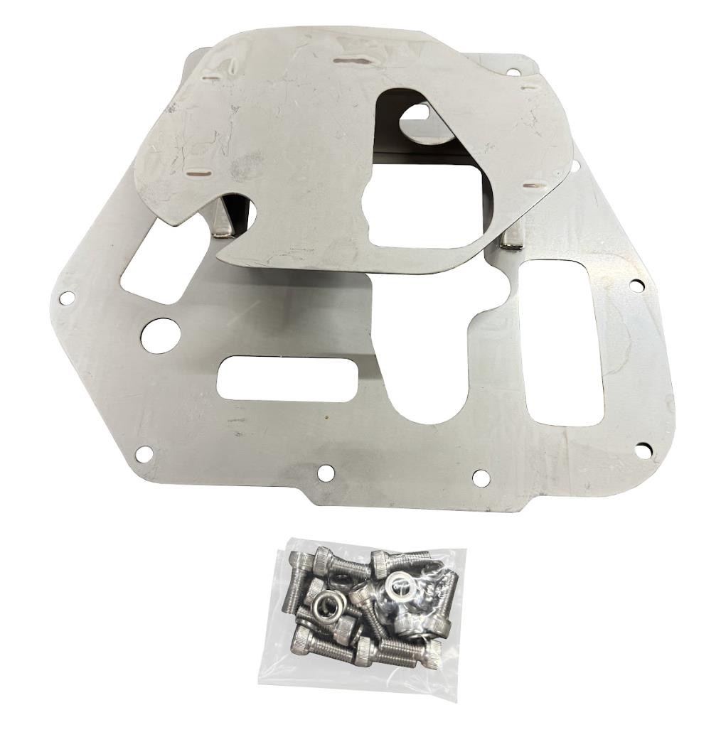 JackSpania Racing oil pan baffle plate kit for Toyota GR86 and Subaru BRZ ZD8 FA24 2.4L engine parts, shown in the image.