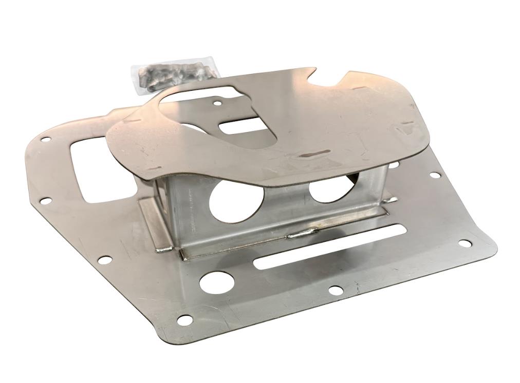 Oil pan baffle plate kit for Toyota GR86 and Subaru BRZ FA24 2.4L engine, by JackSpania Racing, showing the metal baffle components.