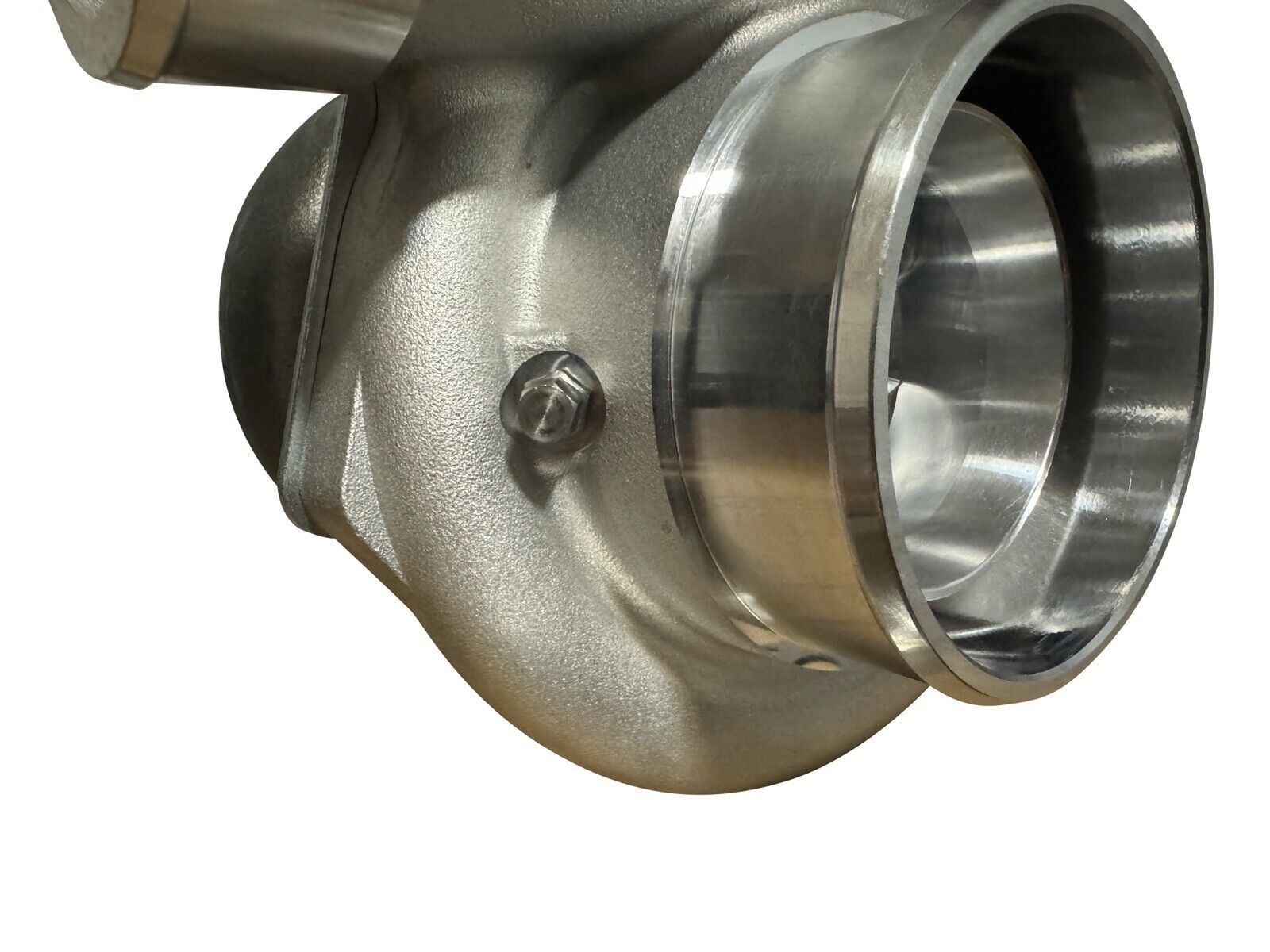 JackSpania Racing turbocharger with billet T4 turbine, GT3584RS GTX3584RS, and V-band flange, engine performance part.