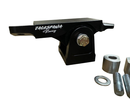 JackSpania Racing engine motor mount kit for Subaru WRX, Toyota GR86, BRZ, Scion FR-S, and EJ engines, automotive engine parts.