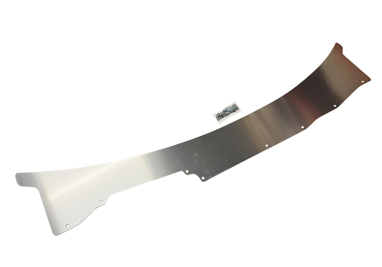 Aluminum windshield wiper cowl for Honda Civic EG 1992-1995 hatch, coupe, sedan by JackSpania Racing, engine part accessory.