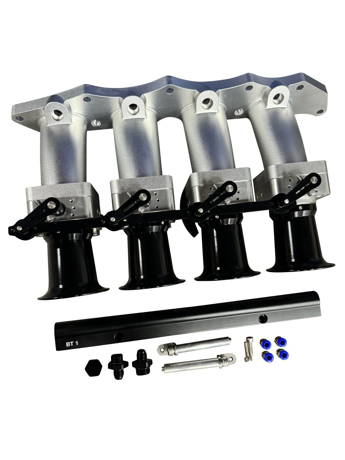 B Series B16 Billet 45mm ITB Intake Manifold Individual Throttle Bodies 1.6L CNC