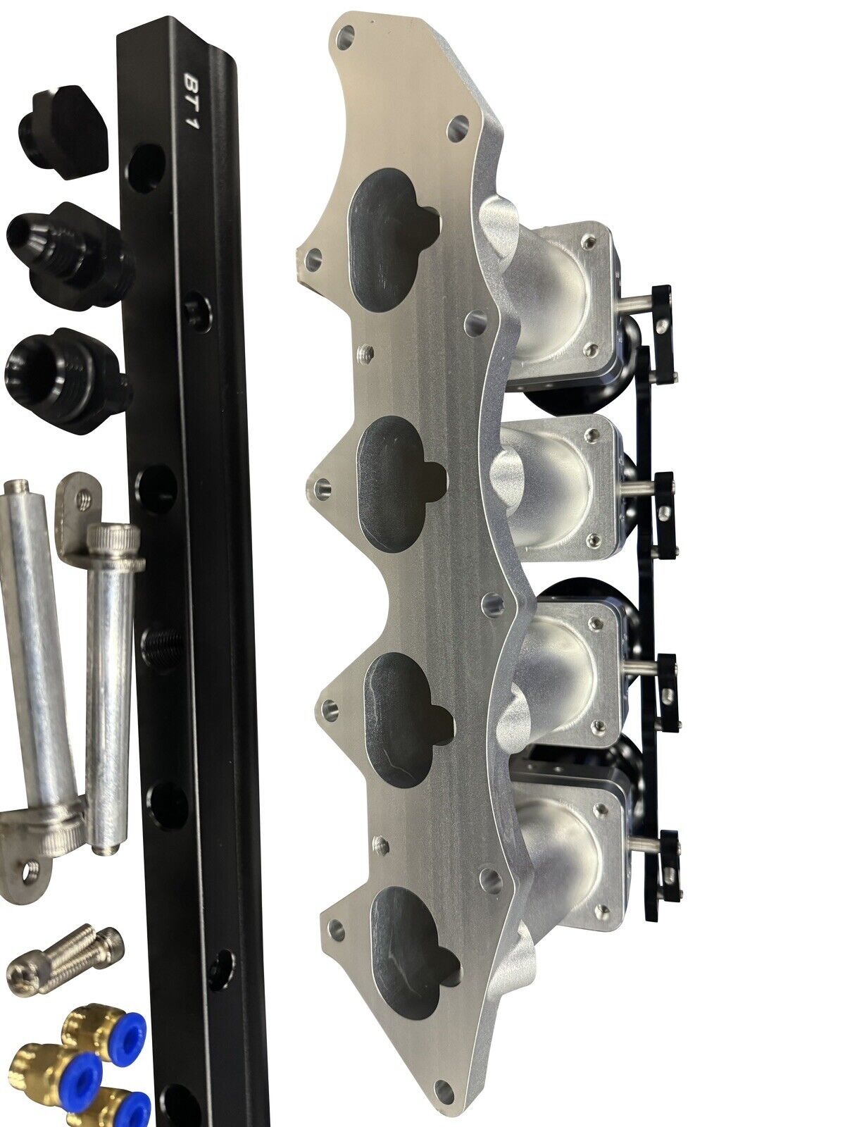 B Series B16 Billet 45mm ITB Intake Manifold Individual Throttle Bodies 1.6L CNC