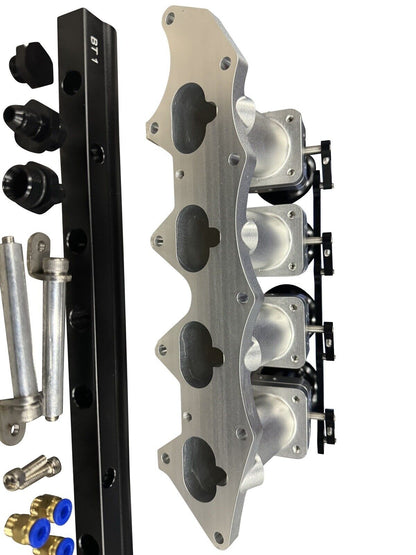 B Series B16 Billet 45mm ITB Intake Manifold Individual Throttle Bodies 1.6L CNC