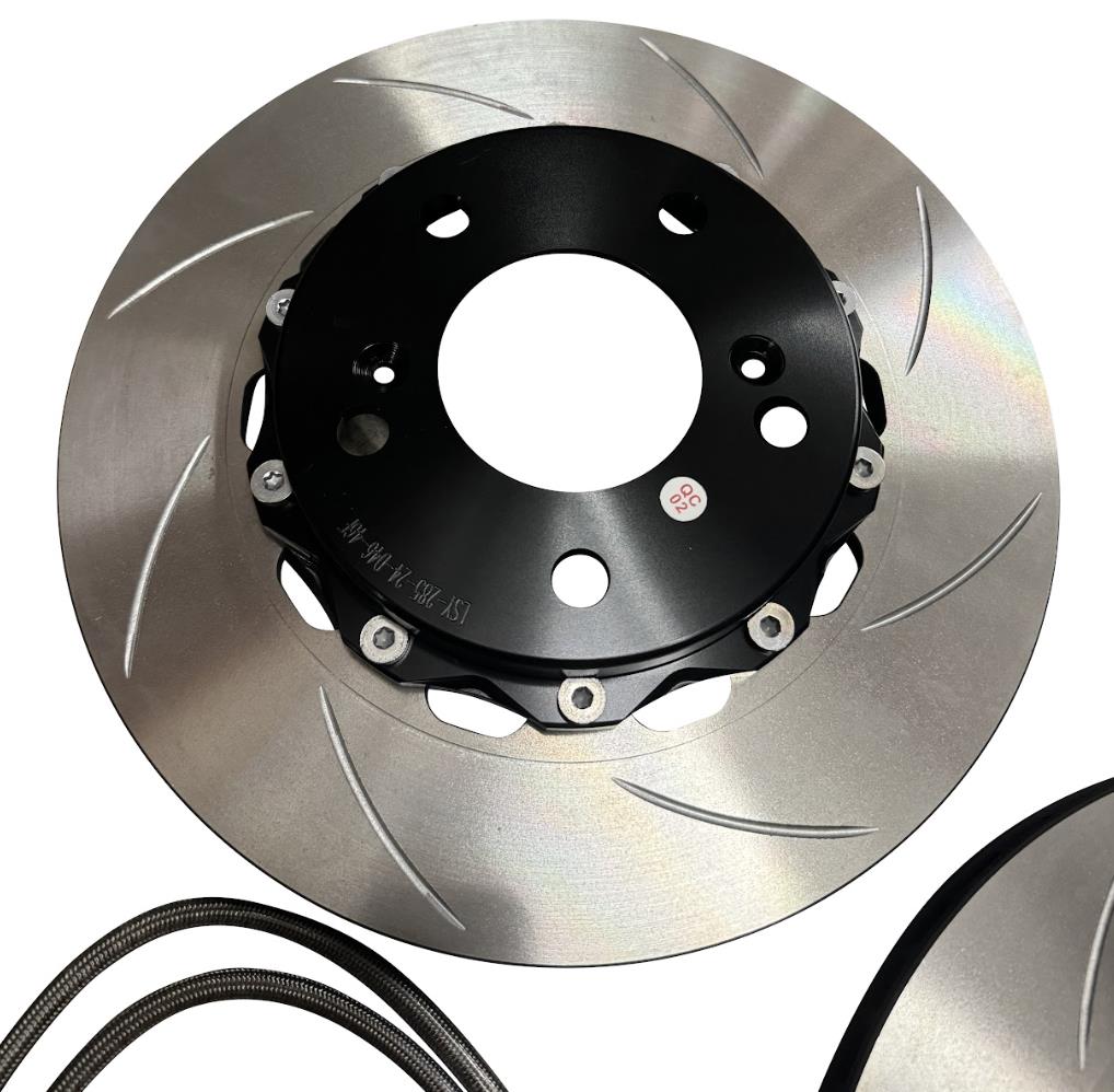 Big Brake Kit 9.5" Front Slotted Rotor Caliper 88-00 Honda Civic 5 x 114 114.3 5 Lug