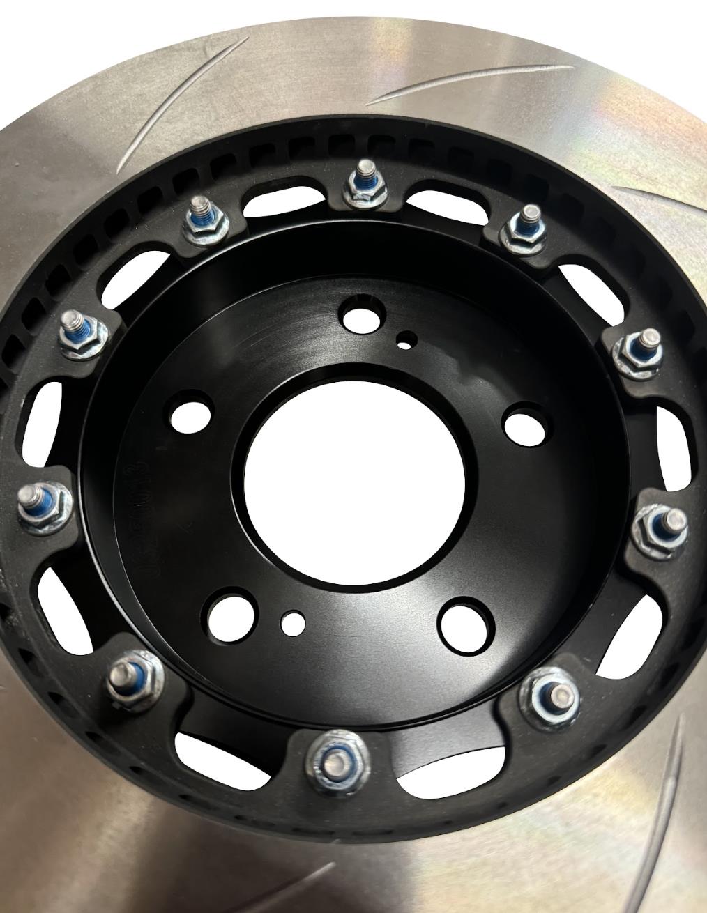 Big Brake Kit 9.5" Front Slotted Rotor Caliper 88-00 Honda Civic 5 x 114 114.3 5 Lug