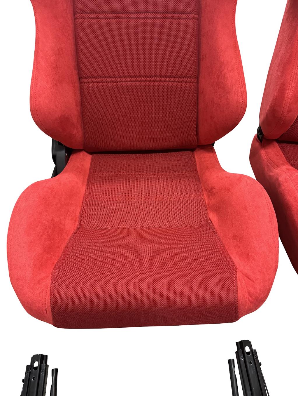 Reclinable slider seat for Recaro SR3 style, compatible with Honda Civic Integra DC2 EK9 EK EG ITR CTR, by JackSpania Racing.