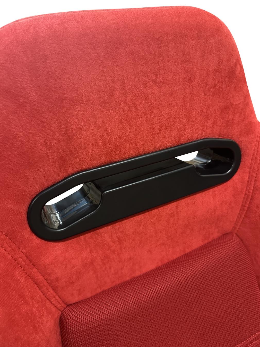 Reclinable slider seats for Recaro SR3 style Civic Integra DC2 EK9 EK EG ITR CTR by JackSpania Racing, showing adjustable seat mechanisms.