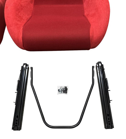 Reclinable slider seats for Recaro SR3 style, suitable for Civic Integra DC2 EK9 EK EG ITR CTR, by JackSpania Racing.