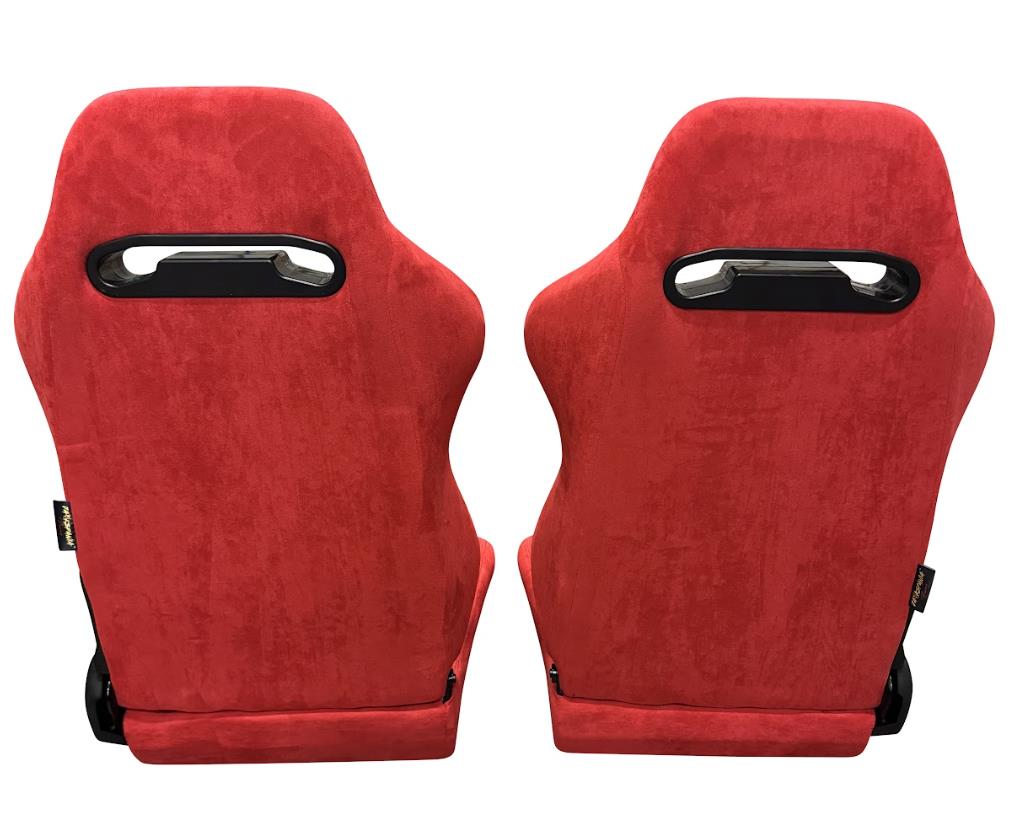 Reclinable slider seats for Recaro SR3 style, compatible with Honda Civic and Integra DC2 EK9 EK EG ITR CTR, by JackSpania Racing.