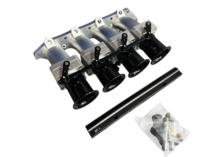 JackSpania Racing B Series Billet 50mm ITB Intake Manifold with Individual Throttle Bodies for B18C1 P72 engine