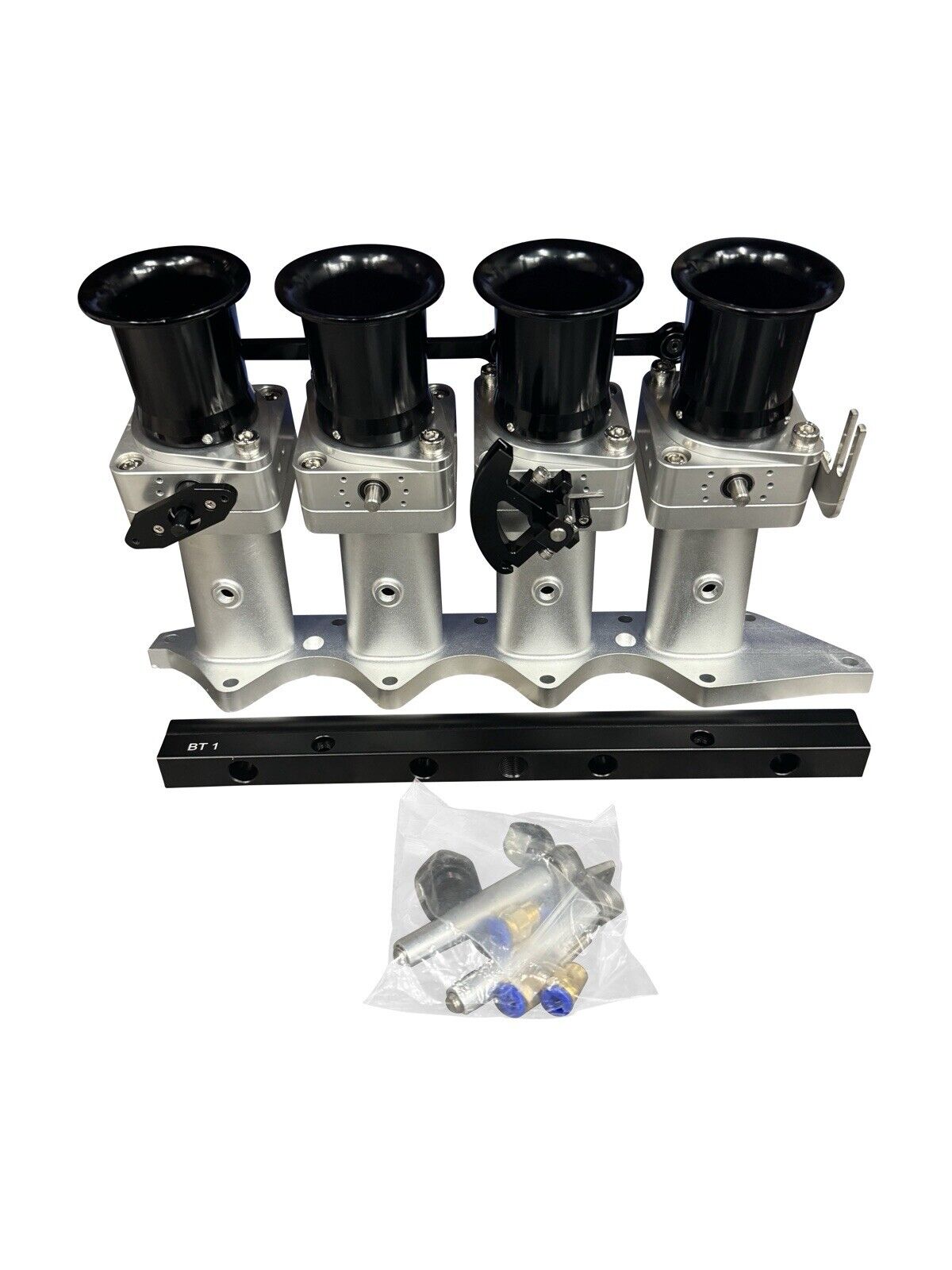 JackSpania Racing B Series Billet 50mm ITB Intake Manifold with Individual Throttle Bodies for B18C1 P72 engine
