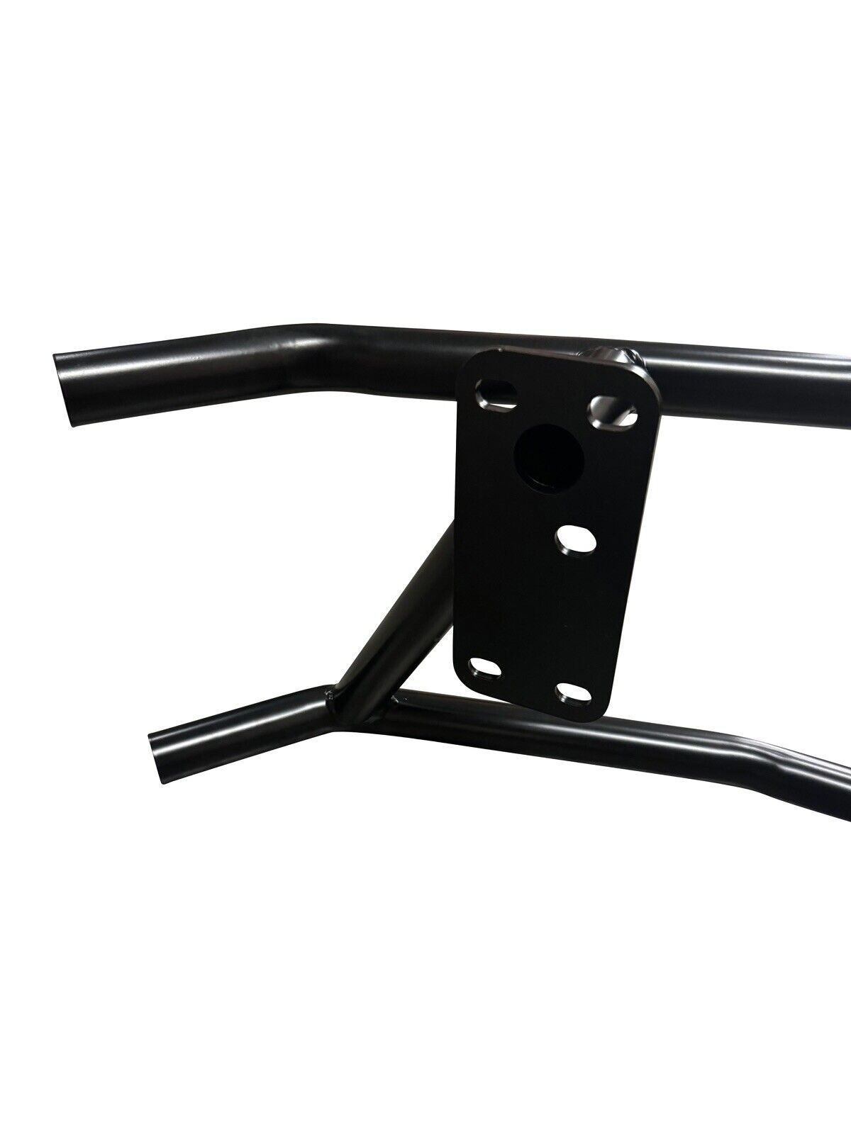 Nissan 350Z front crash bumper replacement beam bar by JackSpania Racing, tubular dual row suspension part.