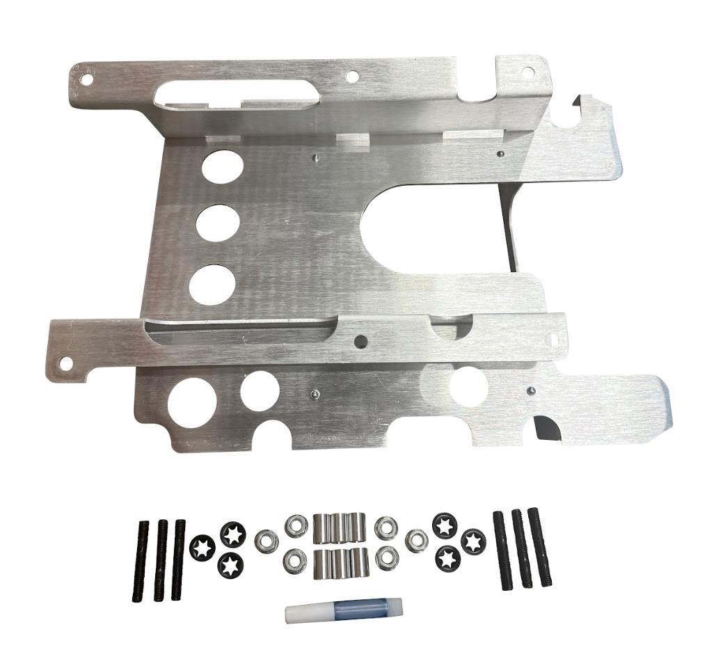 Stainless steel K Series oil pan baffle plate kit for Honda Acura K20 K24 engines, manufactured by JackSpania Racing.