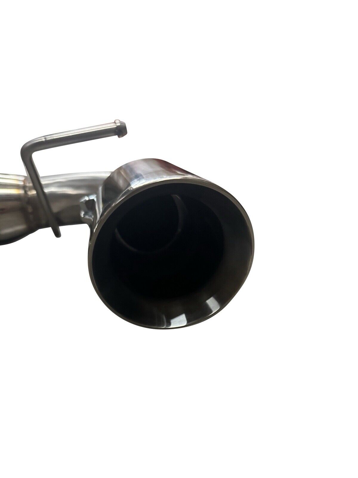 Polished Volkswagen VW Golf GTi 2009-2014 2.0T exhaust system by JackSpania Racing, showing the turbo-compatible catback exhaust parts.