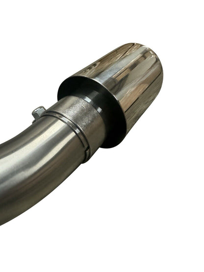 Volkswagen MK6 Golf GTi 2.0T exhaust system by JackSpania Racing, polished catback turbo exhaust parts for model years 2009-2014.