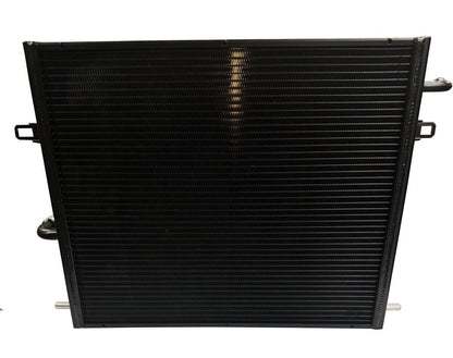 JackSpania Racing B48 B46 B58 heat exchanger for BMW M140i M240i 340i xDrive intercooler engine parts, front view.