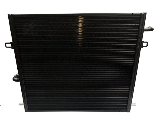 JackSpania Racing B48 B46 B58 heat exchanger for BMW M140i M240i 340i xDrive intercooler engine parts, front view.
