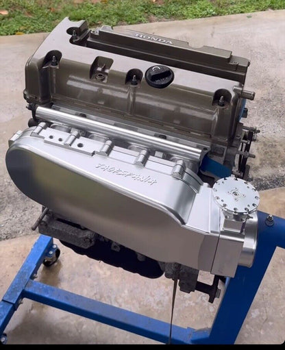 Billet 90mm Side Feed Intake Manifold Plenum B Series K Series D Series H Series 3.5L 5.0