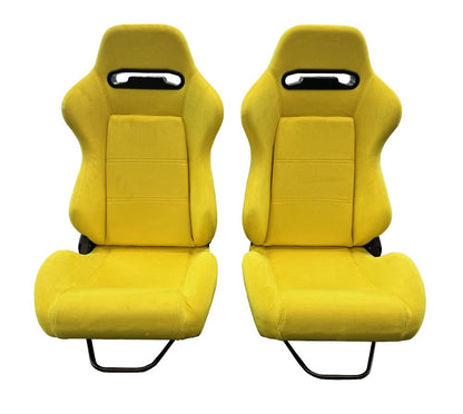 Reclinable slider seats for Recaro SR3 style Civic Integra DC2 EK9 EK EG ITR CTR by JackSpania Racing, showing seat adjustment features.