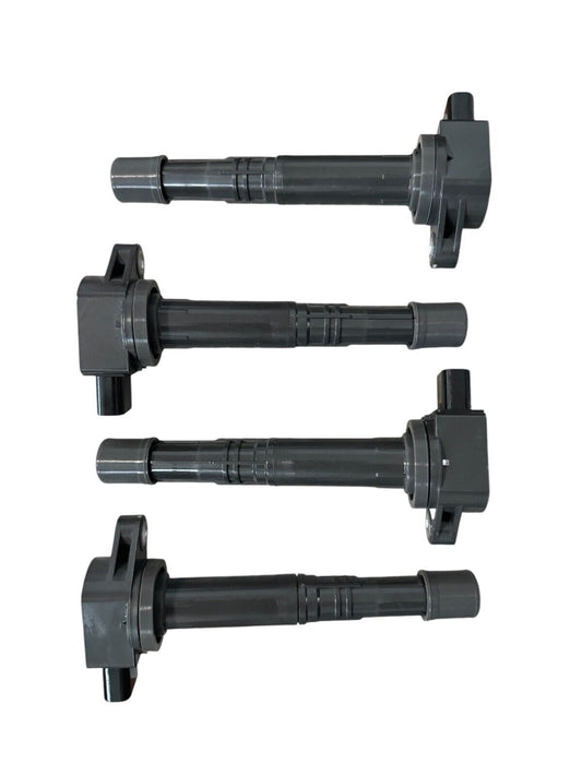 Set of four JackSpania Racing K-Series coil packs for Honda K20 and K24 engines, automotive engine parts.