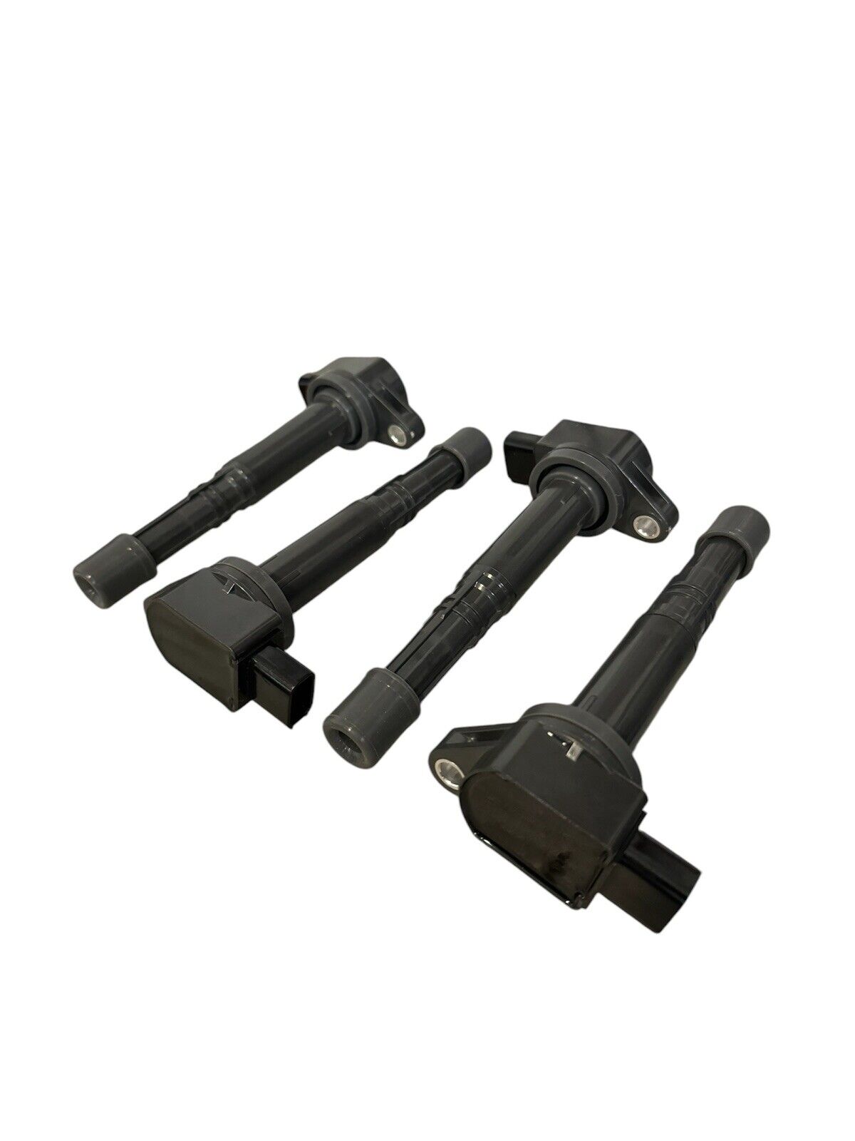 Set of four JackSpania Racing K-Series coil packs for Honda K20 and K24 engines, automotive engine parts with wiring.