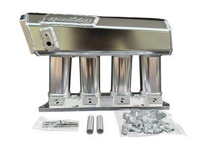 JackSpania Racing K Series sheet metal intake manifold for K20, K24, or K Swap engines on Honda Civic EG EK DC CRX hatch.