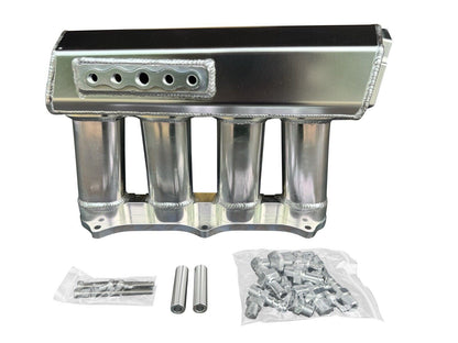 JackSpania Racing K Series sheet metal intake manifold for K20, K24, K swap engines on Honda Civic EG EK DC CRX hatchback.
