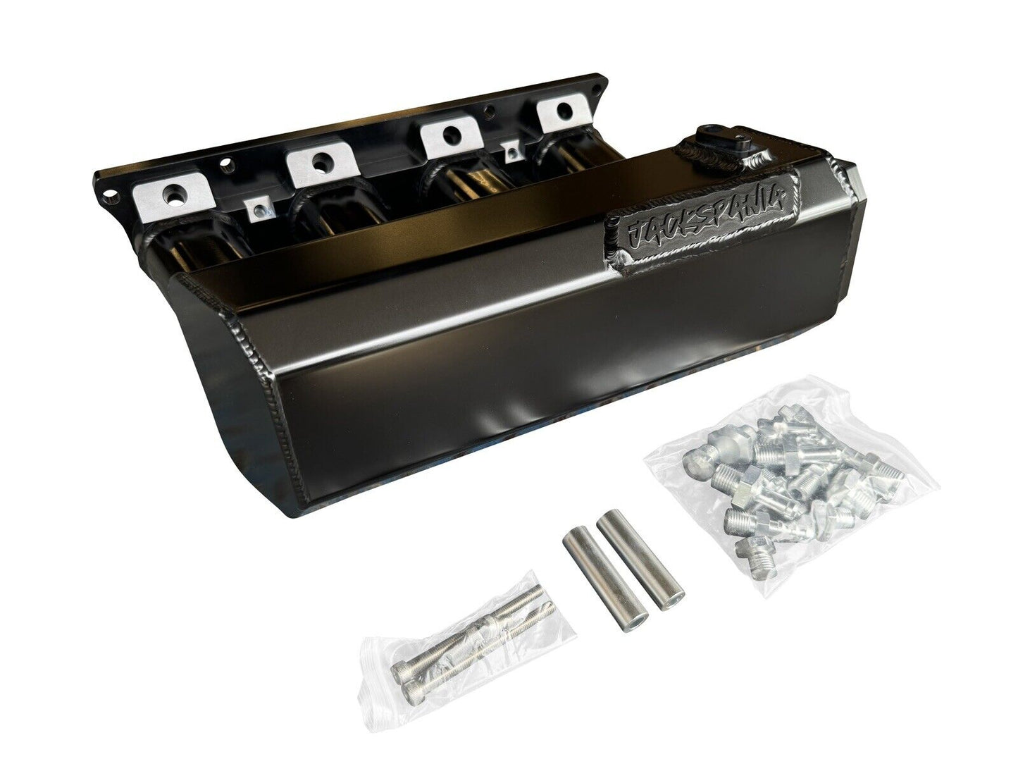 JackSpania Racing K Series sheet metal intake manifold for K20, K24, K swap engines in Honda Civic EG EK DC CRX hatchback