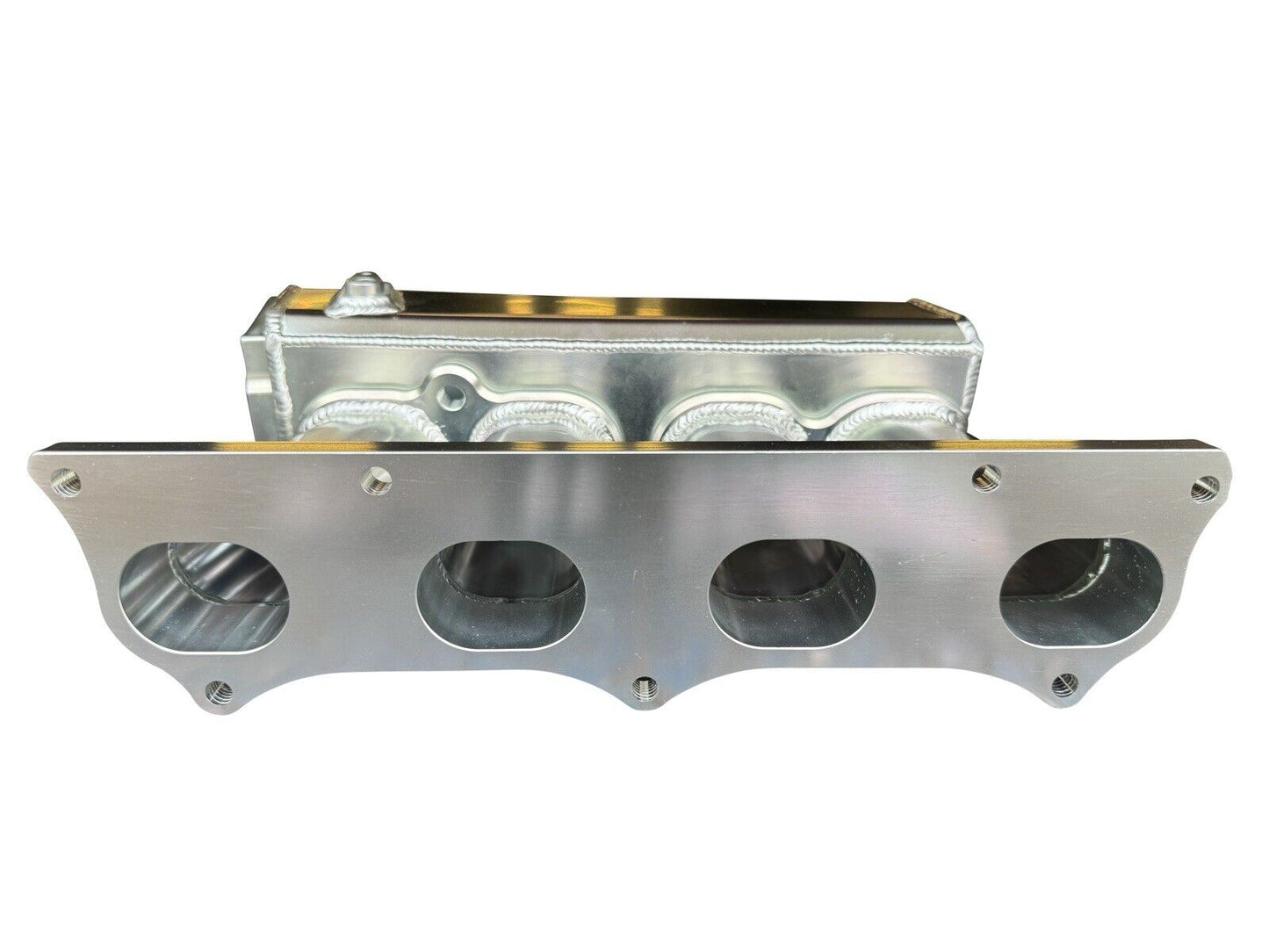JackSpania Racing K Series sheet metal intake manifold for K20, K24, and K swap engines on Honda Civic EG EK DC CRX hatchback.
