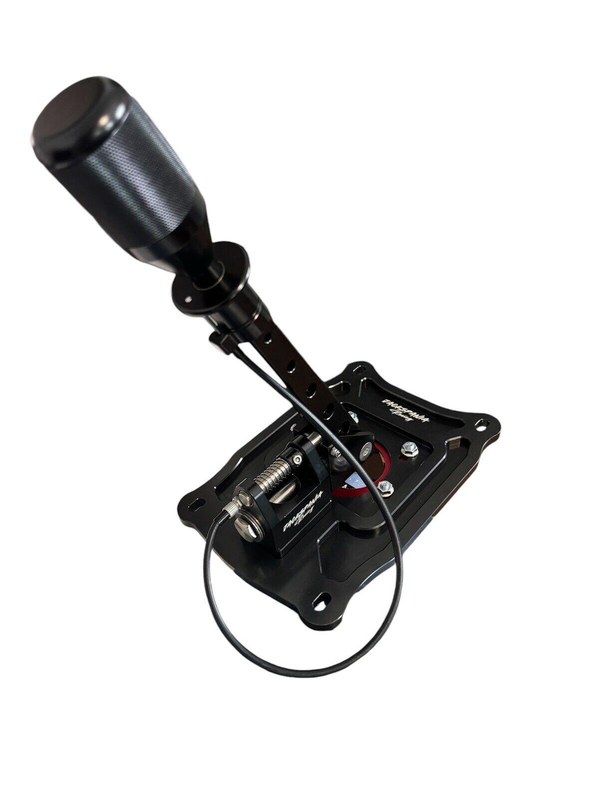 JackSpania Racing billet short shifter for Nissan 370Z Z34 with lockout shift knob, transmission performance part.