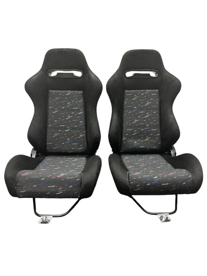 Reclinable slider seat for Recaro SR3 style Civic Integra DC2 EK9 EK EG ITR CTR by JackSpania Racing, designed for drivetrain upgrades.