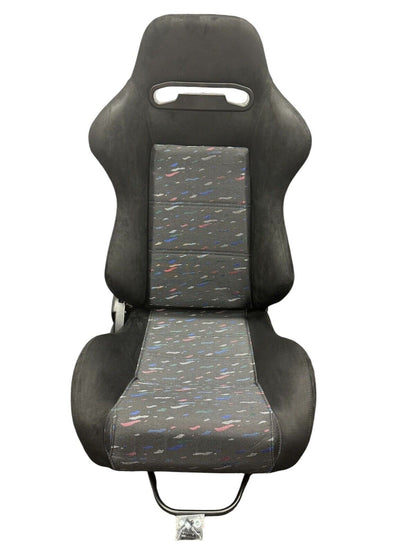 Reclinable slider seats for Recaro SR3 style Civic Integra DC2 EK9 EK EG ITR CTR by JackSpania Racing, showing adjustable seat mechanism.