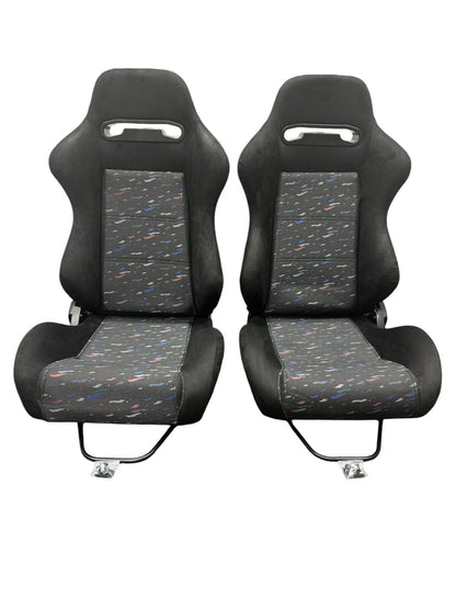 Reclinable slider seat for Recaro SR3 style, compatible with Honda Civic Integra DC2 EK9 EK EG ITR CTR, JackSpania Racing drivetrain part